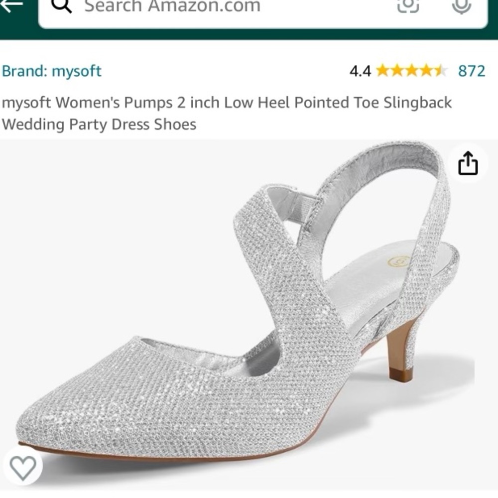 Mysoft 2inch sling back pump